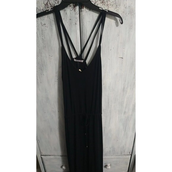 Tart Maxi Strapless Cozy Dress Black Medium Beachy Boho Sexy - Picture 1 of 9